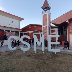 Instalan letras iniciales del “Colegio Santa María Eufrasia” de Ovalle
